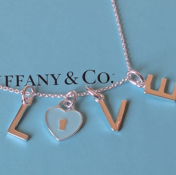 Tiffany & Co. Silver  Love  Heart Necklace - Picture 3 of 15